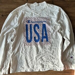 USA Champion Long Sleeve T